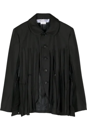 Comme des Garçons Chamarra con botones y flecos