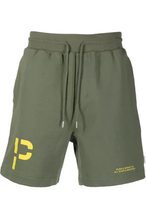 Purple Brand Shorts deportivos con logo estampado