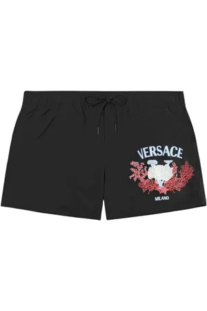 VERSACE Shorts de playa University Coral