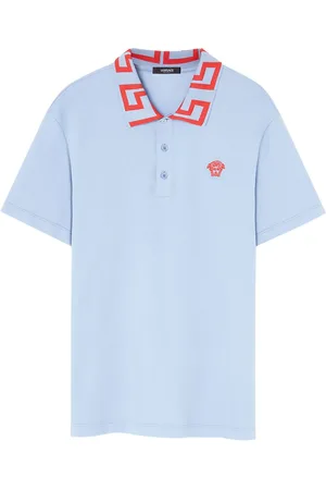 VERSACE Playera tipo polo La Greca