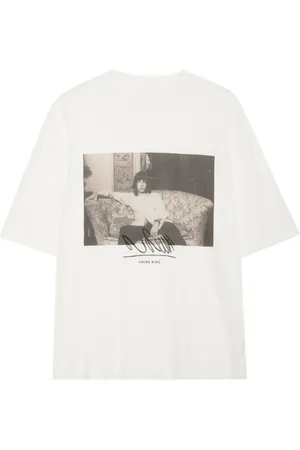 ANINE BING Playera con estampado gráfico