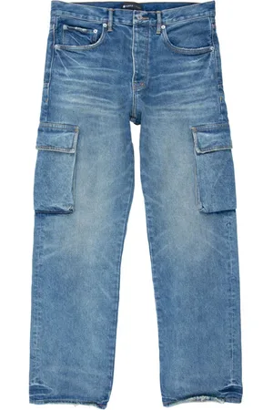 Purple Brand Jeans cargo con diseño recto