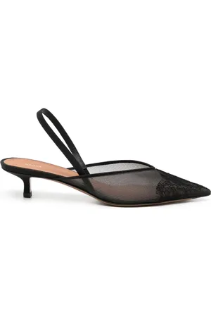 Neous Zapatillas con detalles de encaje y tacón de 40mm