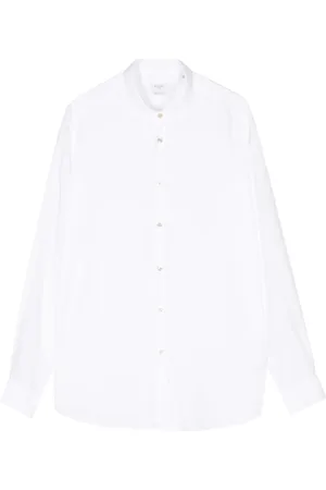 Boglioli Camisa manga larga con cuello italiano