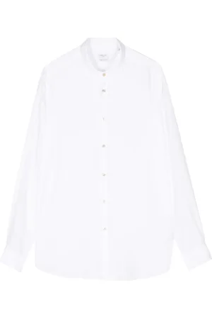 Boglioli Camisa manga larga con cuello italiano