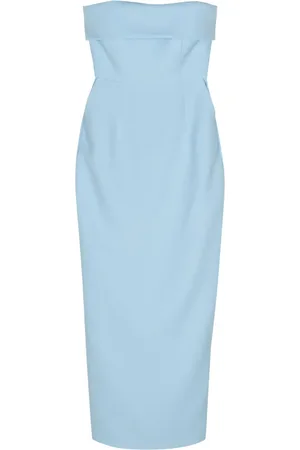 Ilkyaz Ozel Vestido largo de crepé