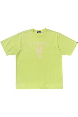 A Bathing Ape Playera con logo estampado