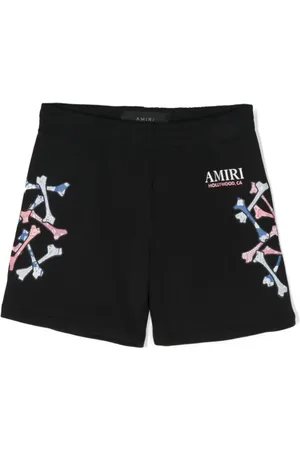 AMIRI Bermudas con estampado de hueso