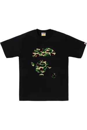 A Bathing Ape Playera con logo estampado