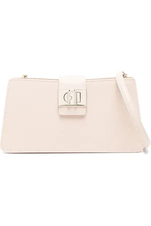 Furla Bolsa crossbody con placa del logo