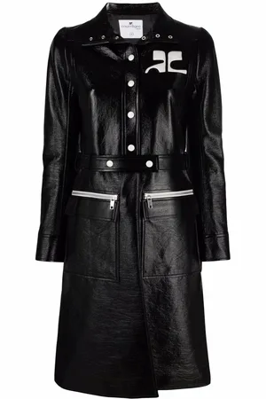 Courrèges Gabardina con aplique del logo
