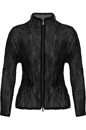 Issey Miyake Cárdigan plisado semitraslúcido