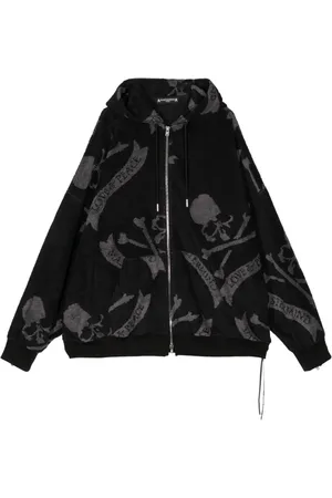 MASTERMIND JAPAN Hoodie con calavera estampada