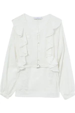 IRO Blusa con detalle de volantes