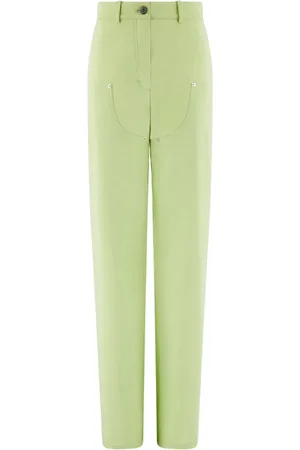 Salvatore Ferragamo Pantalones carpenter con tiro alto