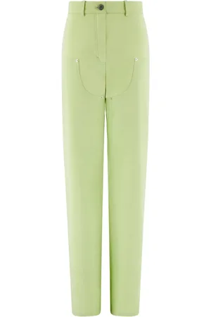 Salvatore Ferragamo Pantalones carpenter con tiro alto