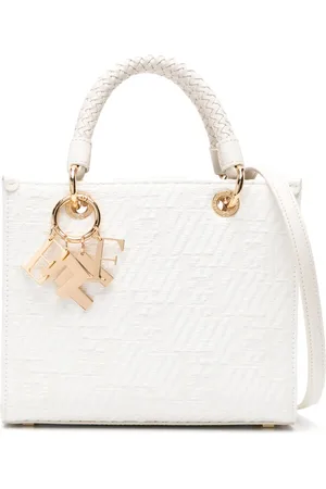 Elisabetta Franchi Tote con monograma en jacquard
