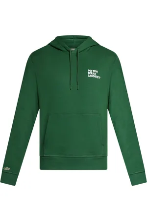 Lacoste Hoodie con eslogan estampado