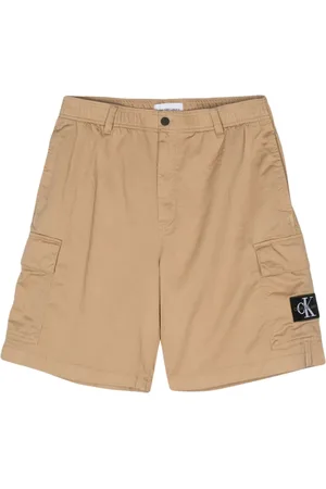Calvin Klein Bermudas rectas con aplique del logo