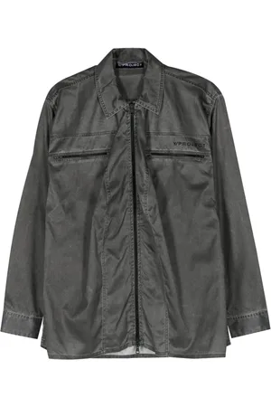 Y / PROJECT Sobrecamisa con logo estampado