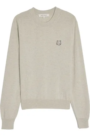 Maison Kitsuné Suéter con logo bordado