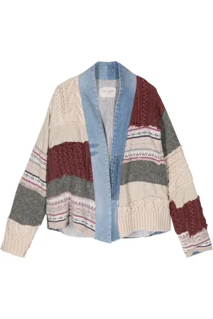 GREG LAUREN Cárdigan con diseño patchwork