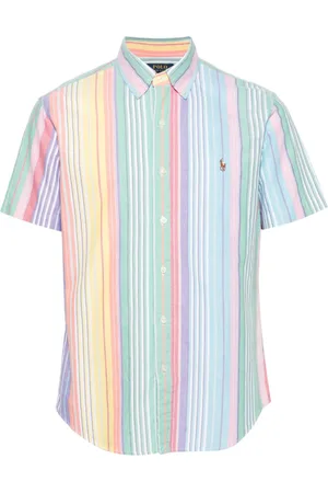 Ralph Lauren Camisa con motivo de rayas y logo bordado