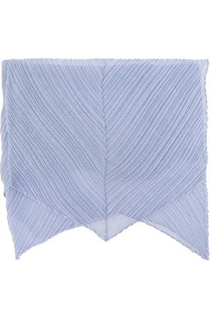 PLEATS PLEASE ISSEY MIYAKE Mascada plisada con extremo en punta
