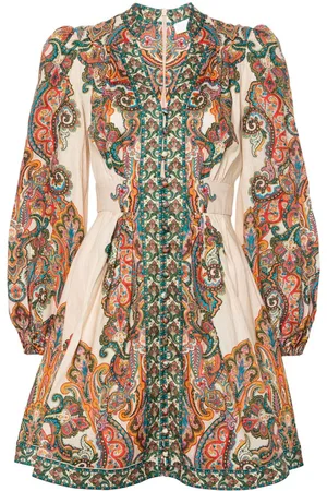 ZIMMERMANN Vestido corto Ottie Plunge