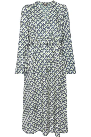 N.PEAL Vestido de seda estampado