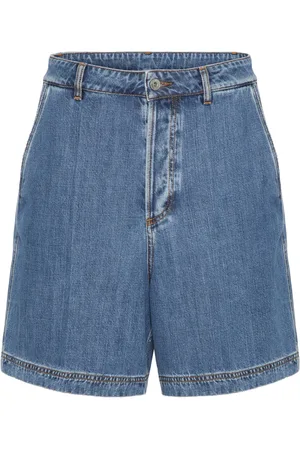 VALENTINO GARAVANI Shorts de mezclilla con detalle VGold