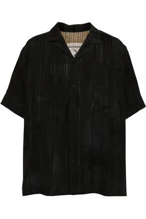 ZIGGY CHEN Camisa con rayas estampadas