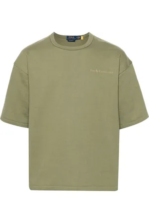 Ralph Lauren Playera con hombros caídos y logo estampado