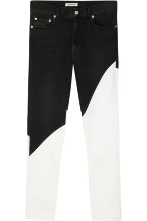 UNDERCOVER Skinny jeans con diseño color block