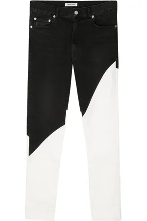 UNDERCOVER Skinny jeans con diseño color block