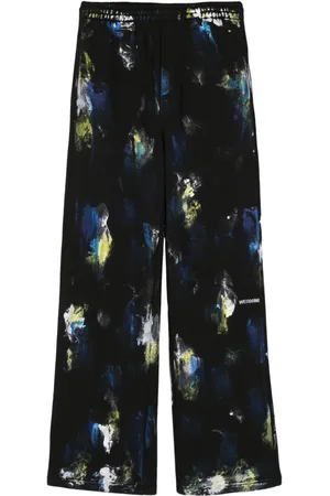 We11 Done Pants con estampado Painted