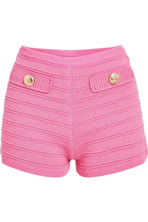 Retrofete Shorts tejidos de canalé Sandra