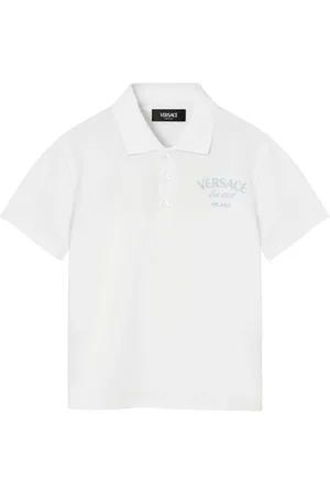 VERSACE Playera tipo polo University Coral