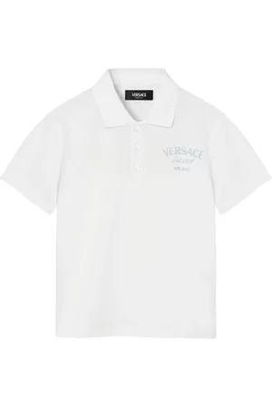 VERSACE Playera tipo polo University Coral