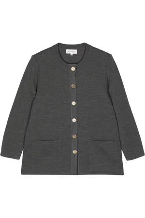 Saint Laurent Cárdigan con cuello redondo