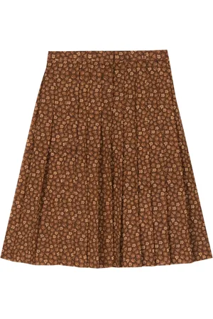 Dior Falda plisada con estampado floral