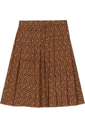 Dior Falda plisada con estampado floral