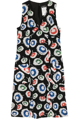 CHANEL Vestido con estampado floral 1997