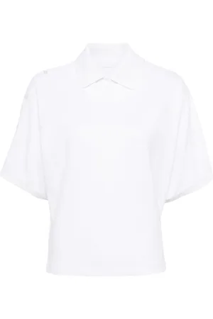 SYSTEM Playera tipo polo asimétrica