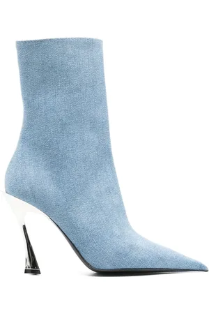 MUGLER Botines de mezclilla con tacón de 95mm