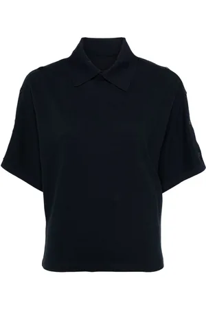 SYSTEM Playera tipo polo asimétrica