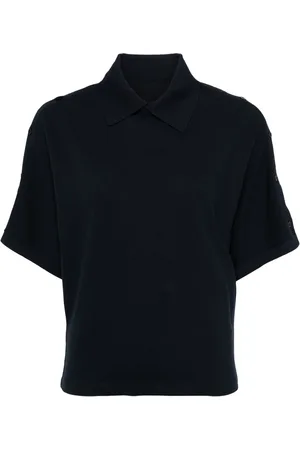 SYSTEM Playera tipo polo asimétrica