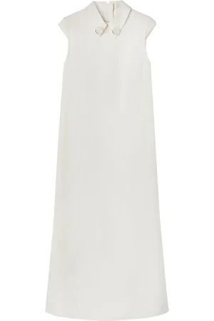 Jil Sander Vestido recto con cuello Chelsea