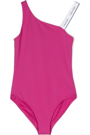 Calvin Klein Traje de baño asimétrico con hombro descubierto