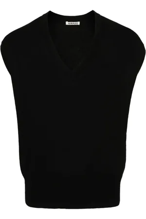 Auralee Chaleco con cuello en V